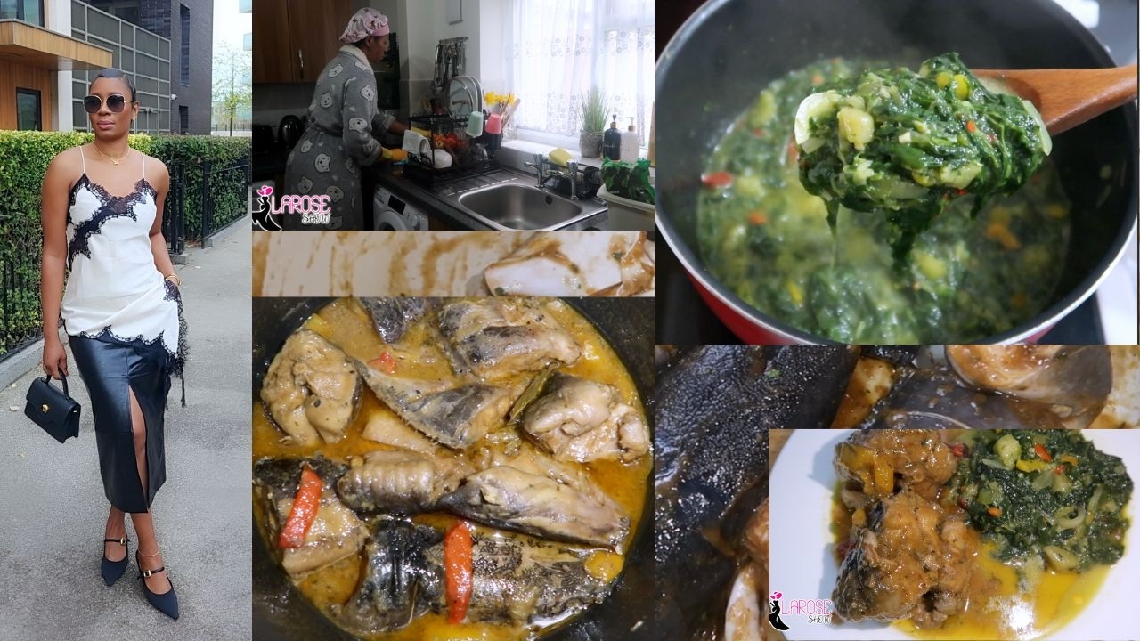 Vie de maman | Comment bien prépare poisson chat  ya liboke ya nzungu tres délicieux et legume vert 