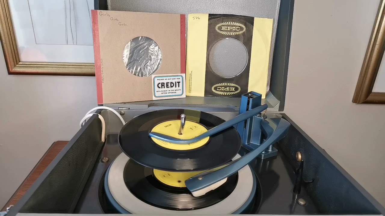 Watch Girls, Girls, Girls / Jacaranda ~ Sailor ~ 1975 Epic 45rpm ~ 1963 Bush SRP31D Record Player on YouTube Watch Girls, Girls, Girls / Jacaranda ~ Sailor ~ 1975 Epic 45rpm ~ 1963 Bush SRP31D Record Player on YouTube