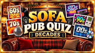 Ultimate Decades Pub Quiz | 50 Questions from the 60s, 70s, 80s, 90s & 00s