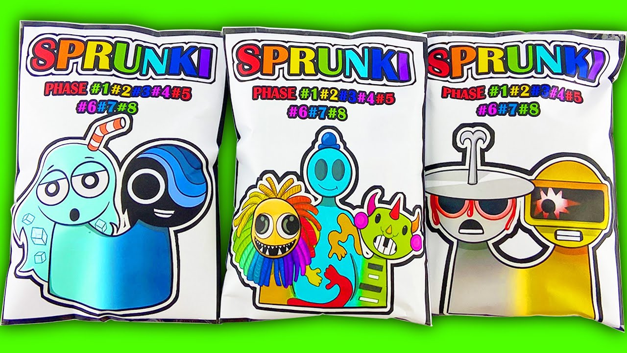 [Mr. Blind Bag] SPRUNKI ALL OC COMPLETE Compilation | ASMR ALL Phase squishy 스프런키