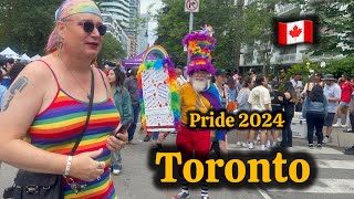 30 June 🌈 Canada Toronto Pride 2024 church street 4 K 🇨🇦 LGBQ2+ Toronto