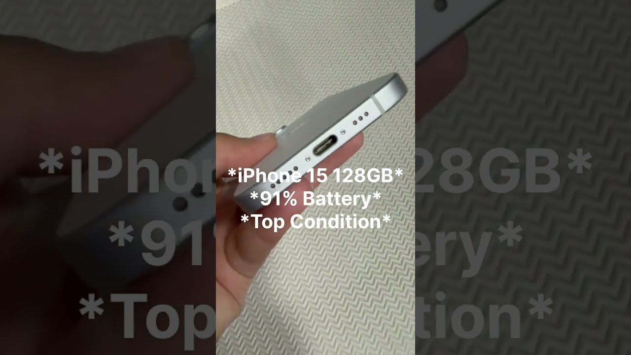  IPhone 15 128GB 91 Battery Top Condition Best Deal Today IPhone15 IPhoneSale