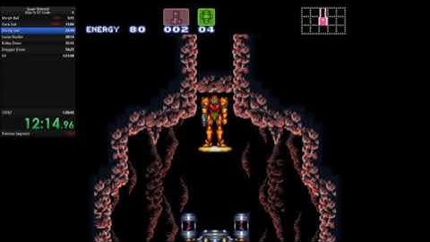 Super Metroid Max% GT Code in 1:28:52