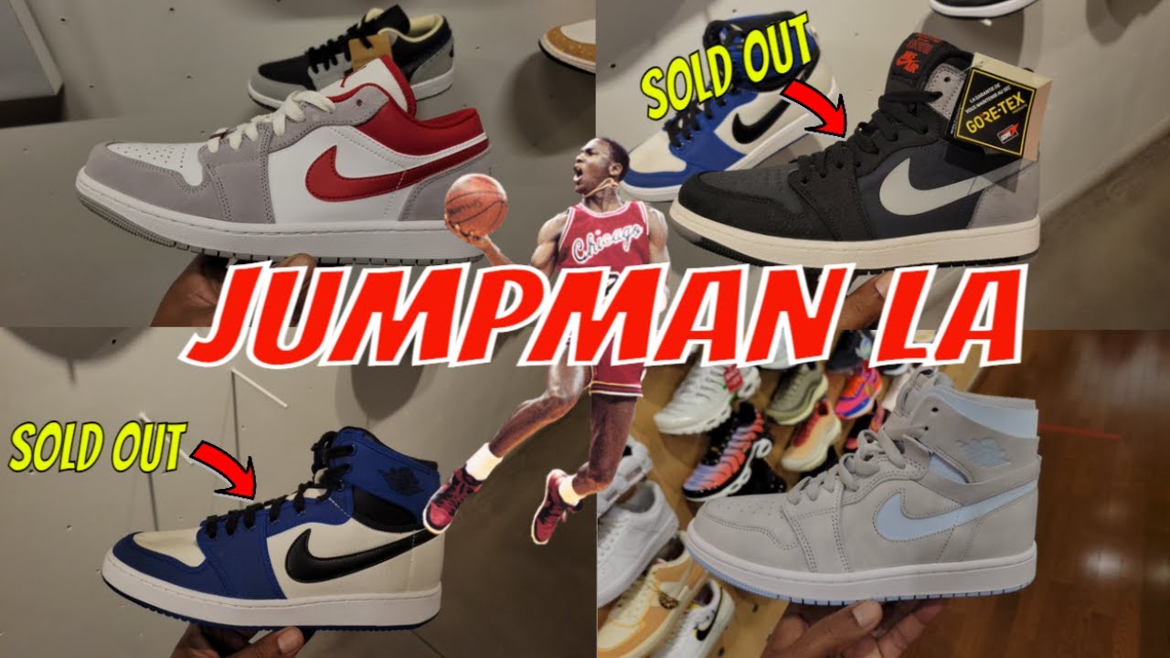 PLENTY OF SOLD OUT JORDANS AT JUMPMAN LA | BOSSCO MITCHELL