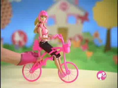 Barbie Lets Go Bike 2014 e Imagens Reais Barbie & Me 2013