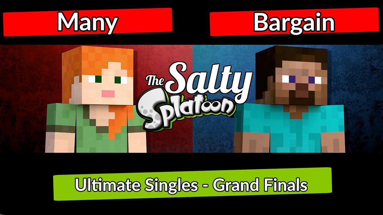 The Salty Splatoon 23 - Many (Steve) vs Bargain (Steve) | Smash ultimate ssbu