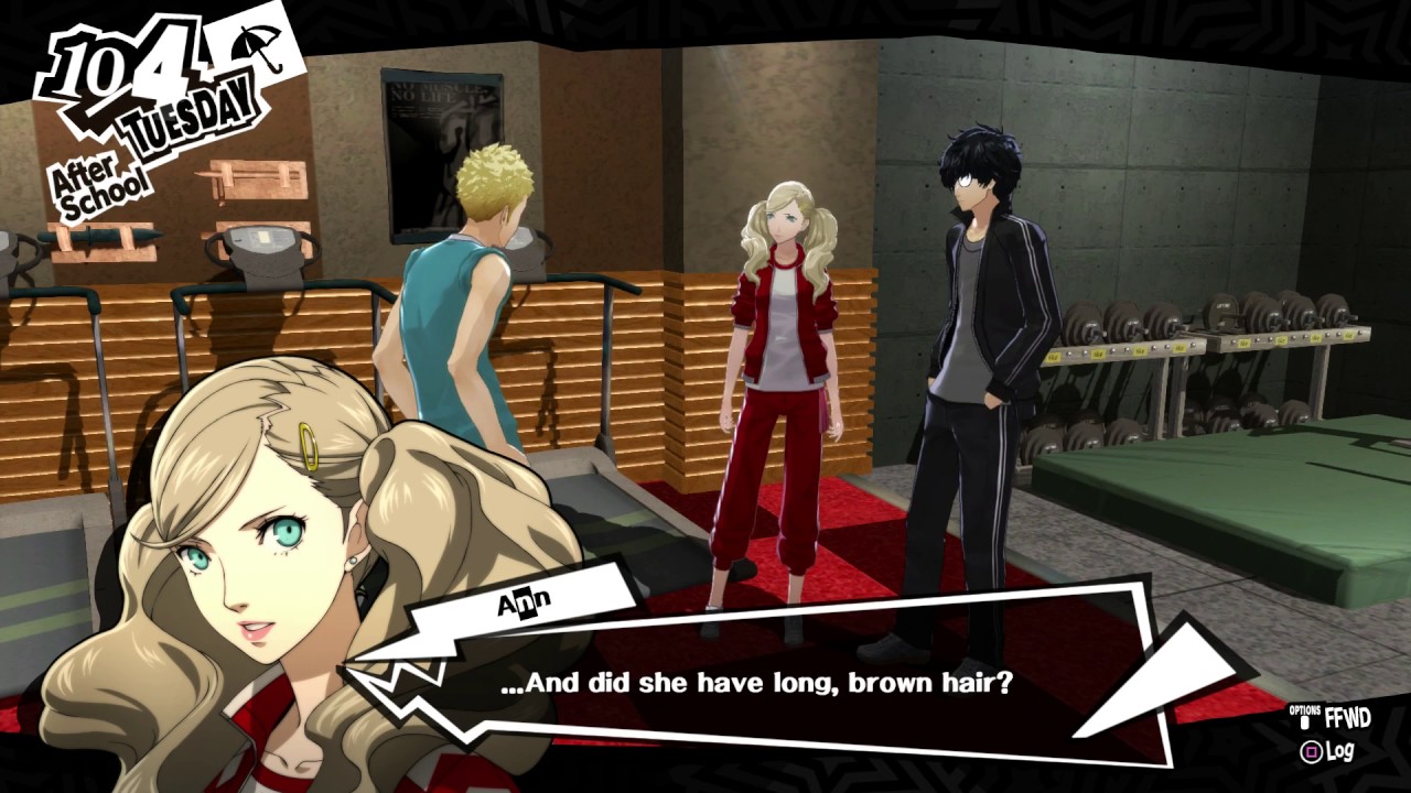 Persona 5 Ann at the Gym Lovers Confidant Rank 8!