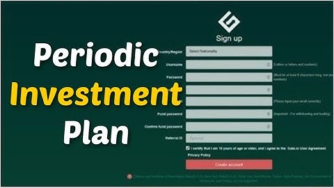 Gate.io Periodic Investment Plan Full Guide | Gate.io Auto investment
