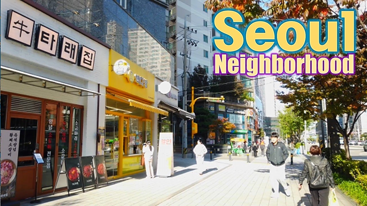 Seoul, Korea - Walking Tour of Neighborhood - 4K - Sindorim-dong [Guro-gu 3] 10(3)-7