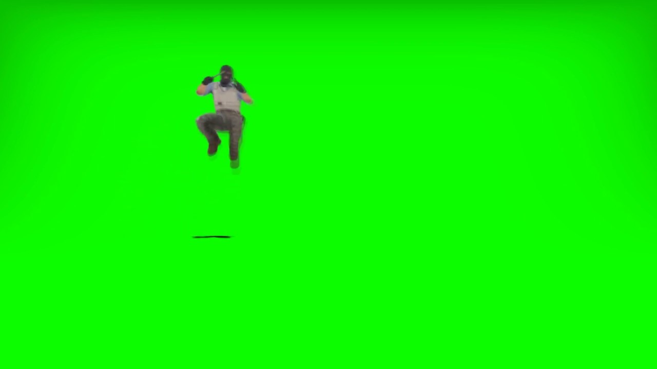 CS:GO Green Screen - Bunny Hop Jumping - YouTube