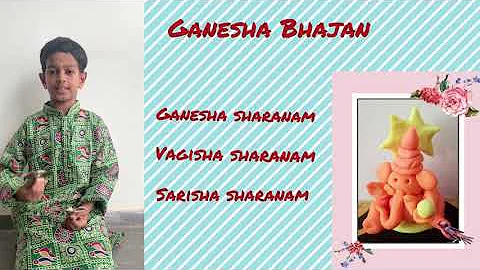 Ganesha Sharanam | Ganapati song | kids shlokas | Shoury Vasishta