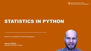 #7 - Statistics in Python