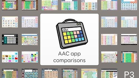 AAC app comparisons - part 3: customisation