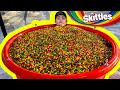 1,000,000 Skittles Vs. Trampoline from 45m