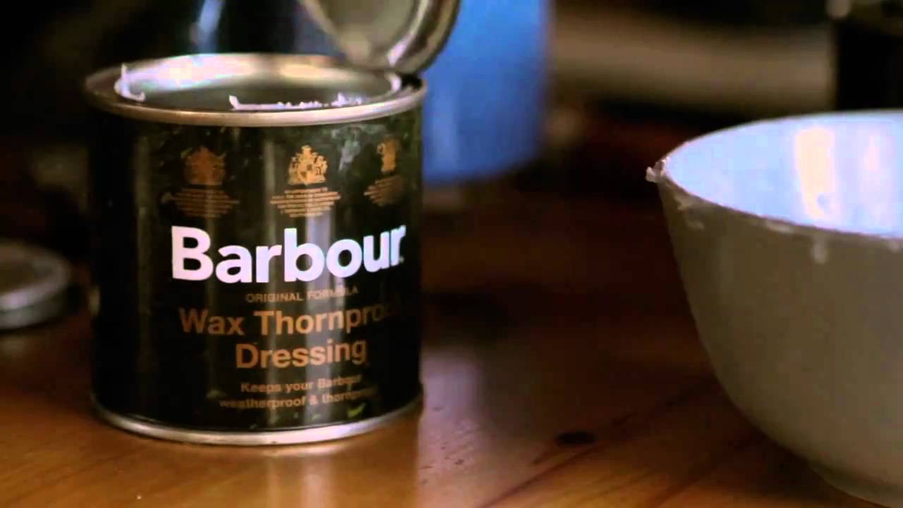 barbour jacket oil