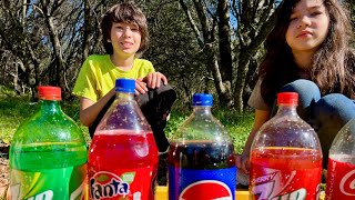 Attempting the Mentos and Soda Experiment for Kids