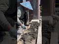 leveling cement on the floor for installing large tiles #youtubeshorts #trending