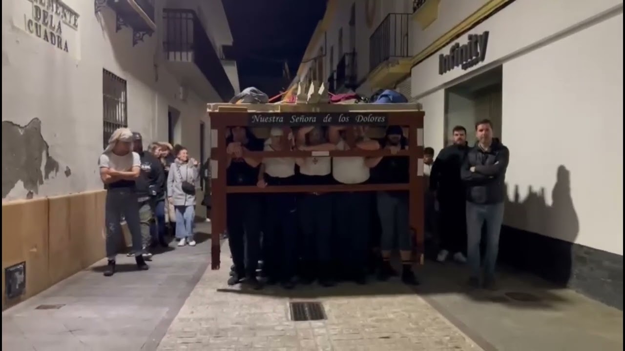 Ensayo 3º 2025. Cuadrilla Ntra. Señora de los Dolores.Hermandad Vera+Cruz.Utrera.26-03-205