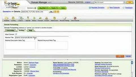 Godaddy Forwarding & Masking a Domain(asktimdavis.com)