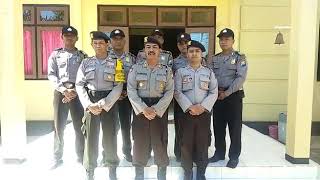 Ucapan selamat HUT TNI ke 74 oleh Kapolsek dan Anggota Polsek Pasongsongan