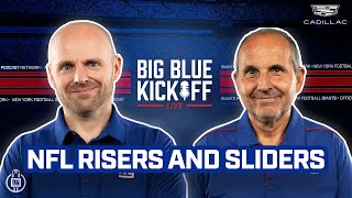 NFL Risers and Sliders | Big Blue Kickoff Live | New York Giants