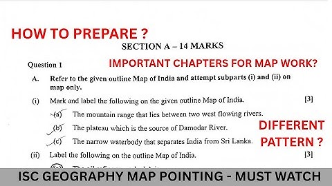 HOW TO PREPARE ISC GEOGRAPHY MAP POINTING ? - DONT MAKE THIS MISTAKE [CLASS 12]