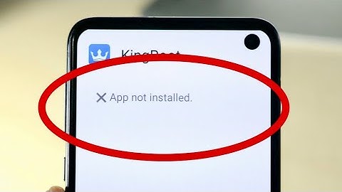 How To Fix Android App Not Installing On ANY Android! (2020)