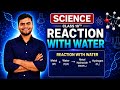 Chemical Properties of Metal | Reaction with Water class 10th science