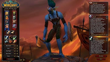 Classic Troll Customization options and intro sequence - Beta Stress Test