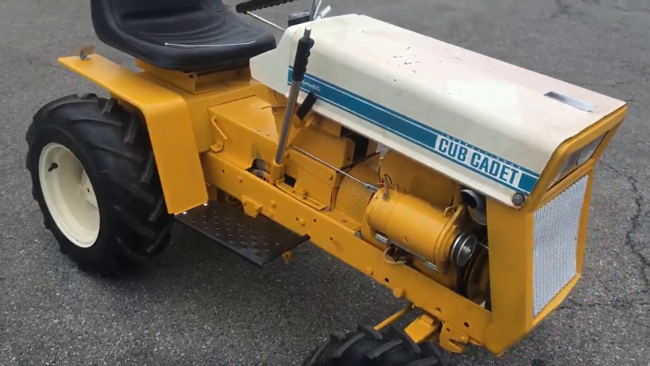 Restored 1967 IH Cub Cadet 125 daylight test drive and overview ( February 23, 2016)