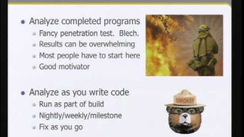 2008-04-16 CERIAS - Static source code analysis