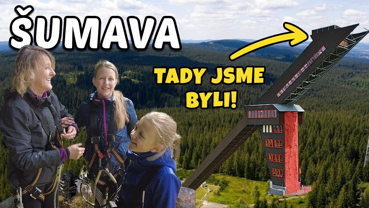 ŠUMAVA: Je Rozhledna Churáňov NEJ v ČR? 🤯 Adrenalin v Lanovém centru & Hrad Kašperk!