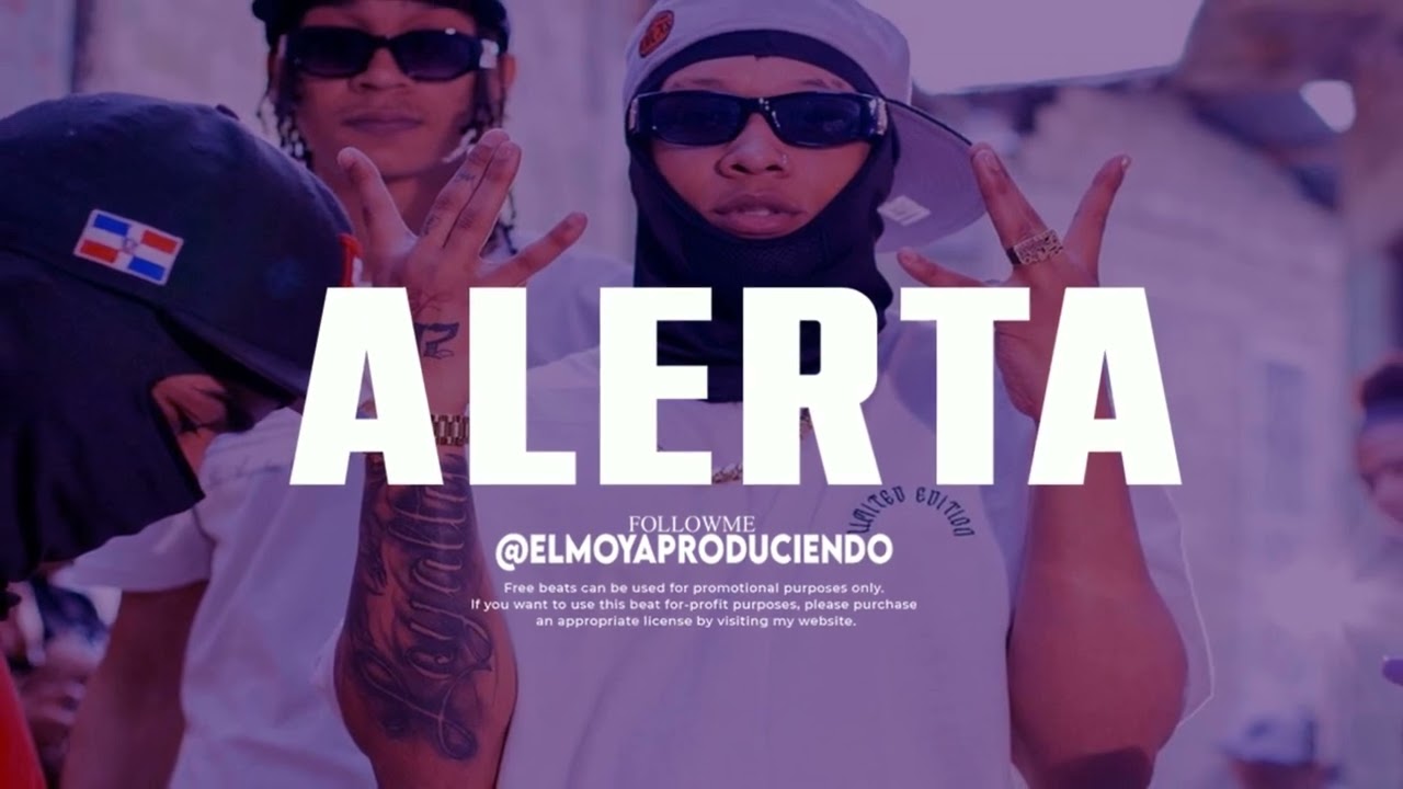 INSTRUMENTAL DE RAP DOMINICANO 2023 | “ ALERTA ” -PISTA DE RAP FREESTYLE BEAT 2022 2023