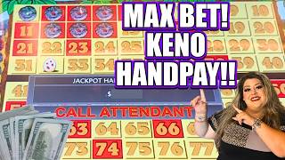 First HANDPAY of 2026!!! Keno Jackpot!!! Max Bet!! #keno #jackpot #handpay