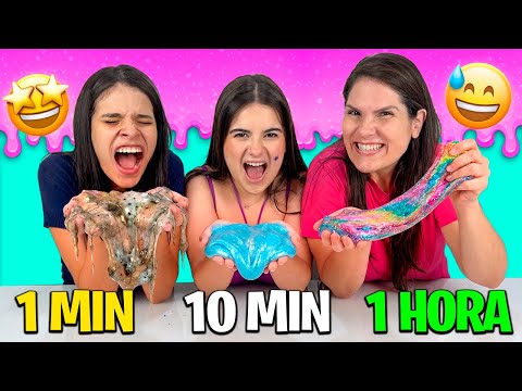 1 MINUTE, 10 MINUTES or 1 HOUR TO MAKE YOUR SLIME!