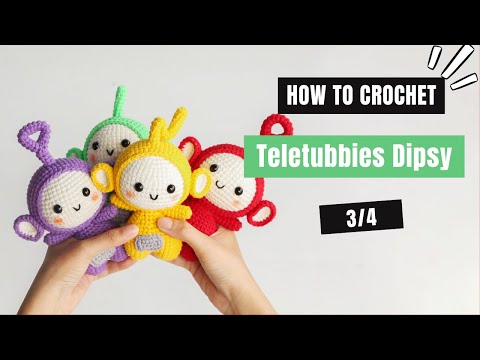 #545 | Teletubbies Dipsy Amigurumi (3/4) | How To Crochet Dolls Amigurumi | @AmiSaigon