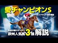 【愛チャンピオンS】シンエンペラーが挑む欧州人気馬3頭を解説！
