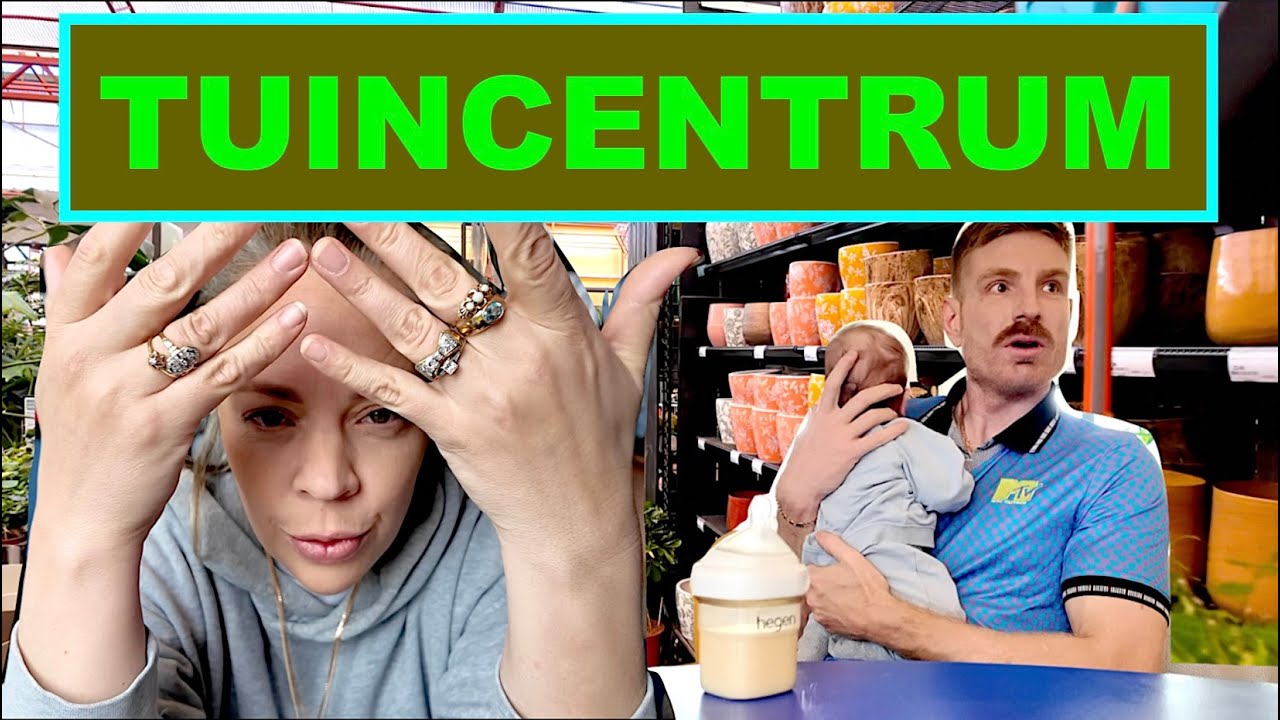 SEBAS op KRAAMBEZOEK, shoppen voor een plantenpot- WEEKVLOG