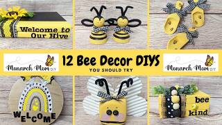 🌻12 Bee Decor DIYS You Should Try | Dollar Tree DIY | Magnolia Design Co🌻