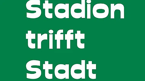 Stadion trifft Stadt mit Fabian Schubert und Patri...