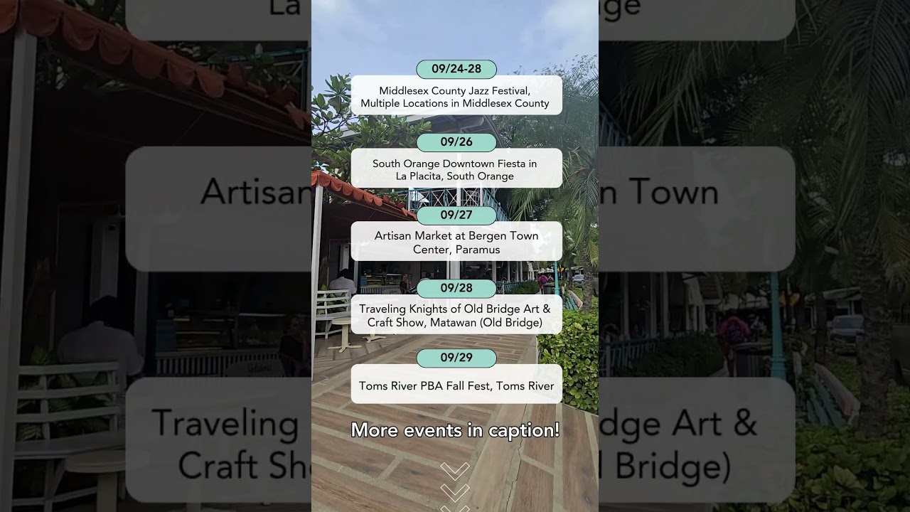 5 Must-visit events this week in New Jersey! ✨ | Dagmara Kubisiak