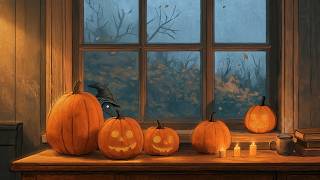 Haunted Candlelit Pumpkins & Hidden Spirits | 8-Hour Halloween Moving Art