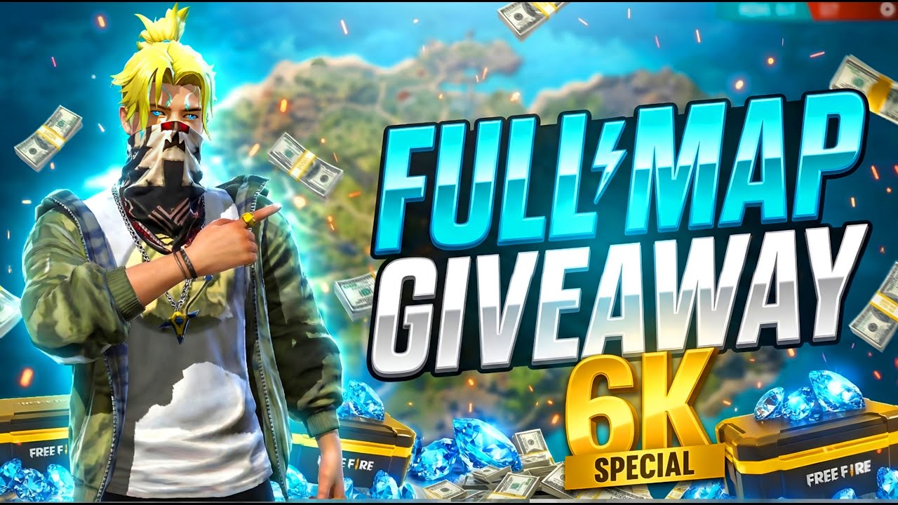 6K SPECIAL || FULL MAP GIVEAWAY //  