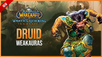 Druid WeakAuras - Wrath of the Lich King Classic - Fully Customizable Design