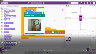 Driver's Hand Signals Explained Using Machine Learning on Scratch Based Platform | PictoBlox | AI