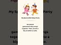 My Special Birthday Party | Daily English #english #shortvideo