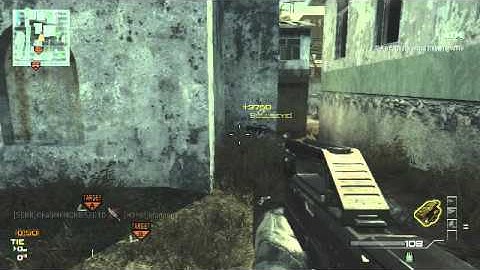 MW3 gameplay payback knife & lucky no scope