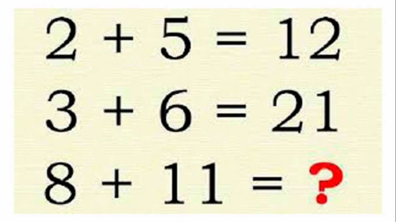 Can you solve this maths quiz without touching a calculator? - YouTube