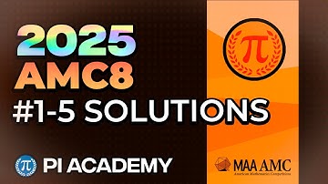 [NEW] 2025 AMC8 Problems 1 thru 5 (Fast and Easy 🚀⚡️)