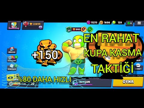 Brawl Stars - KISA VE UZUN MENZİLLİ KARAKTERLERLE KUPA KASMA TAKTİĞİ